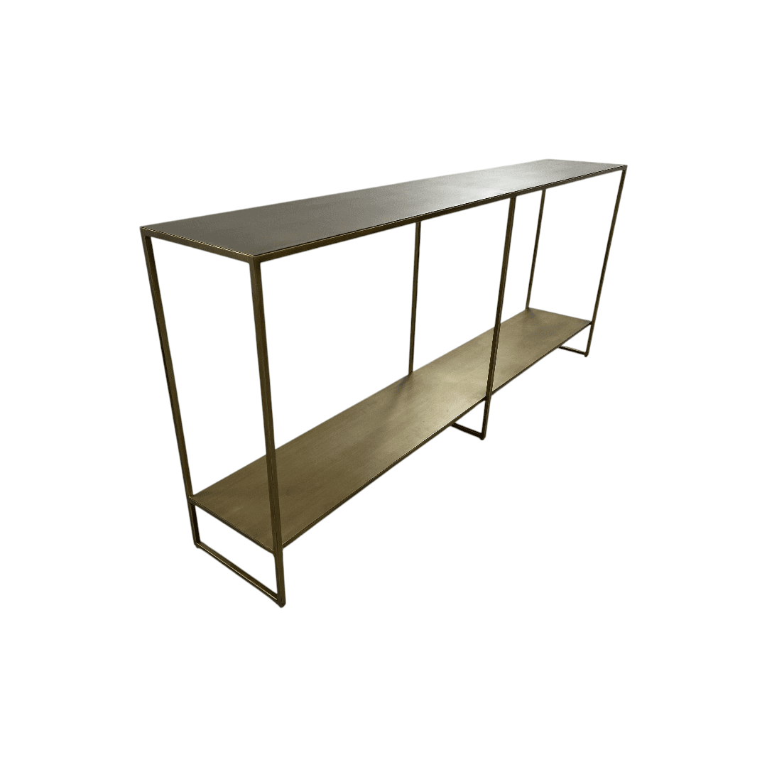 Hokku Designs Eiffel Console Table - Antique Brass - Thumbnail 8