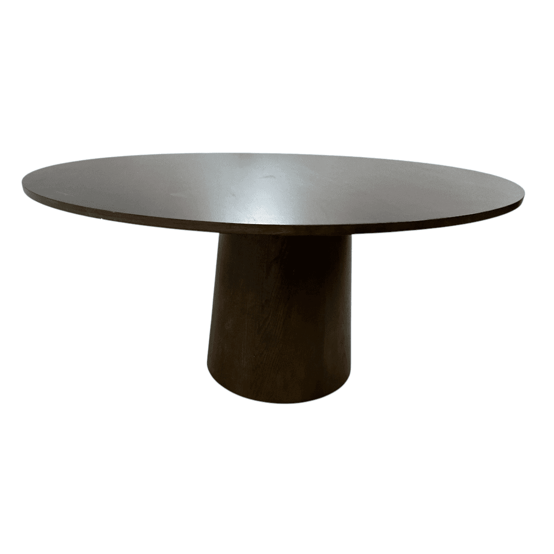 Wade Logan Boudot Round Solid Wood Base Dining Table - Thumbnail 8