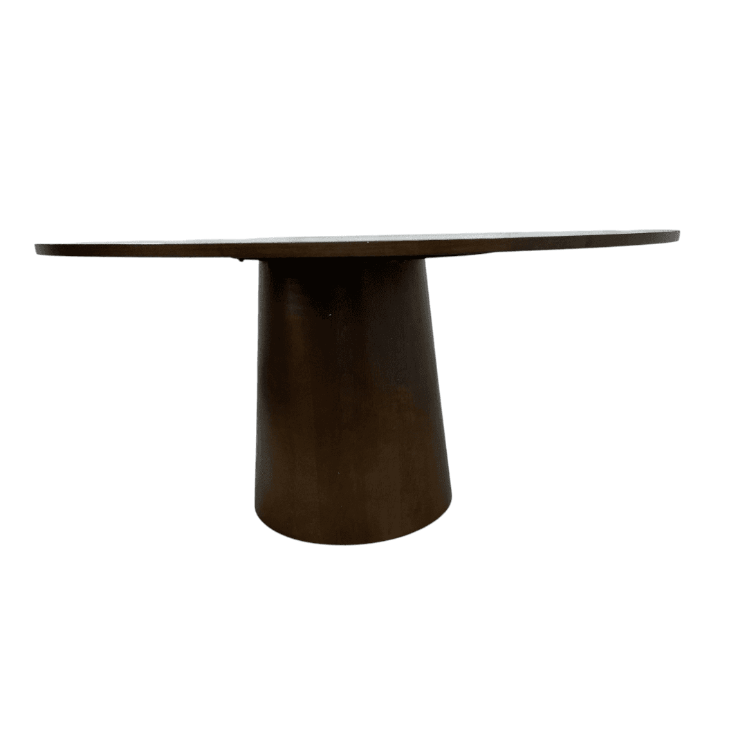 Wade Logan Boudot Round Solid Wood Base Dining Table - Thumbnail 6