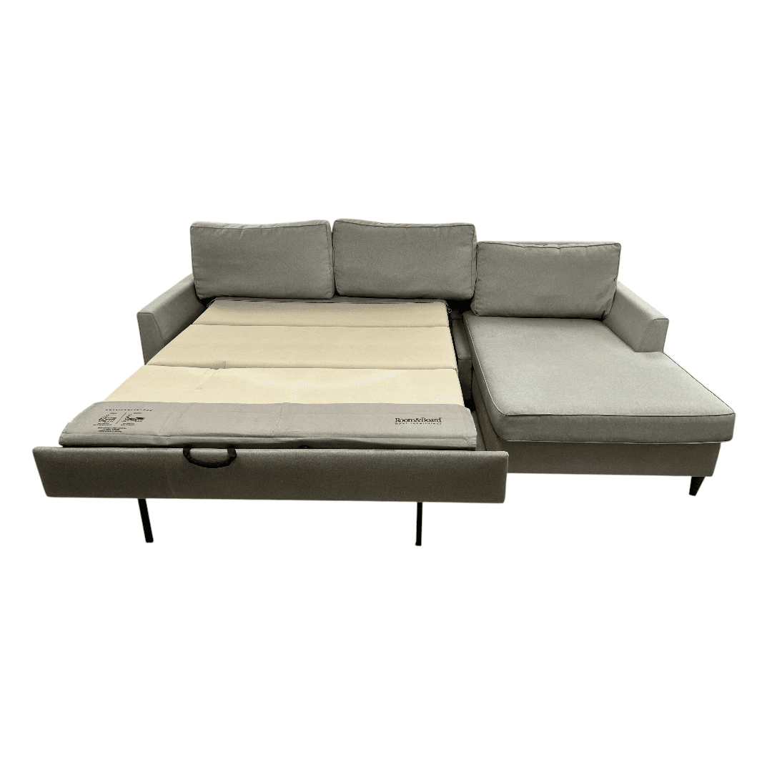 Room and Board Berin Queen Sleeper With Chaise - Thumbnail 15