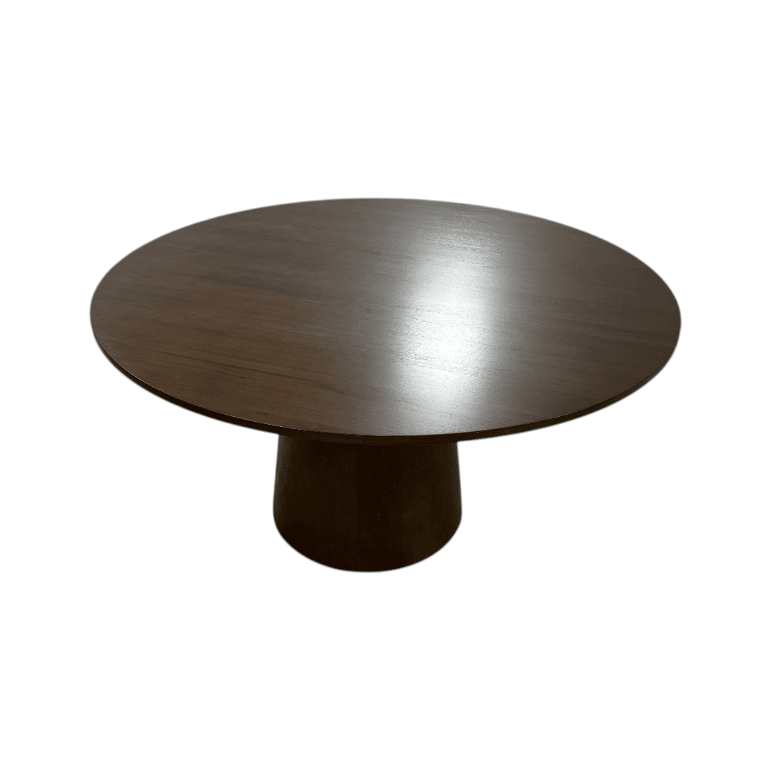 Wade Logan Boudot Round Solid Wood Base Dining Table - Thumbnail 5
