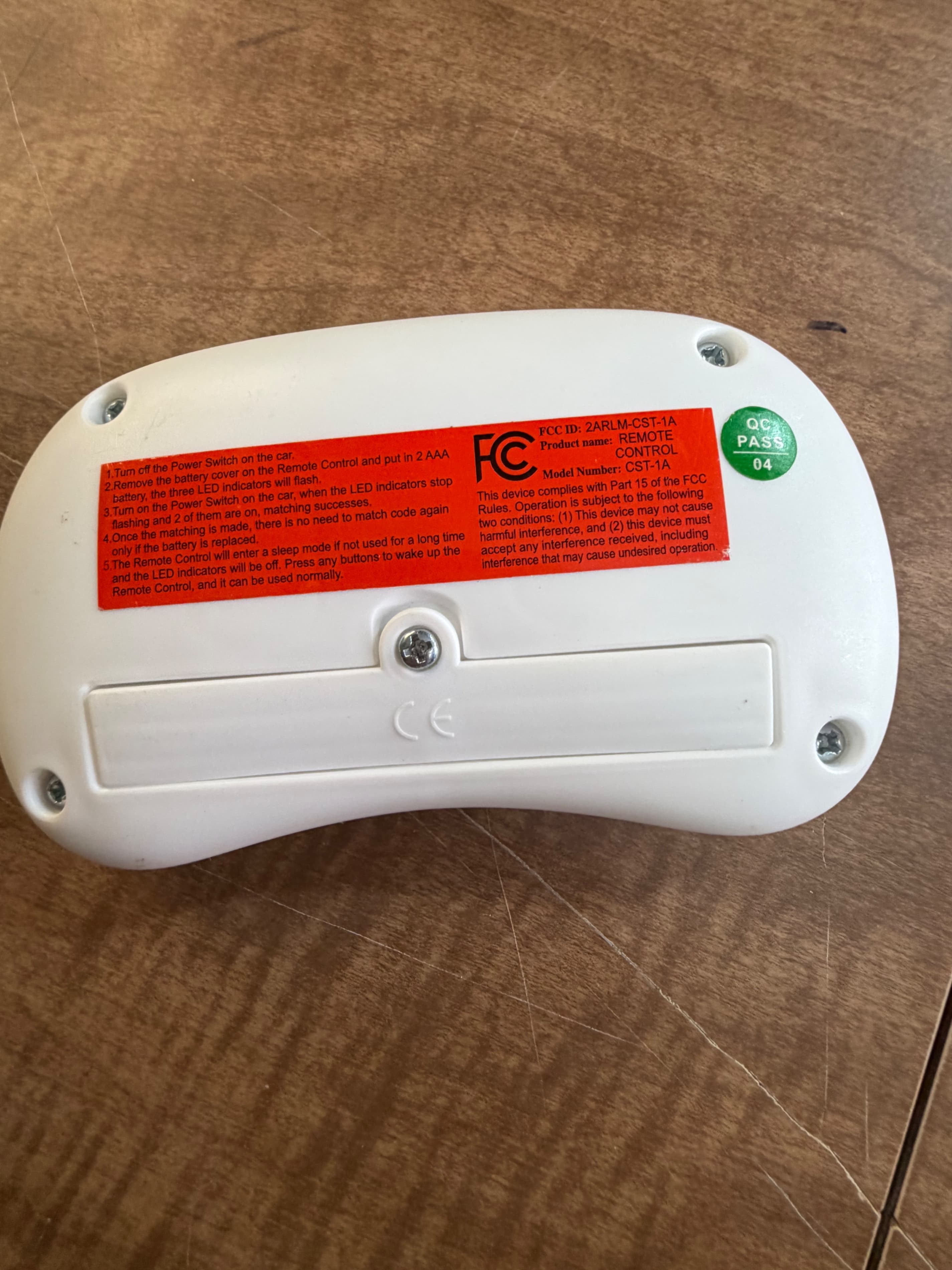 CST-1A 2.4G Bluetooth Kids Ride On Car Parent Remote Control Power Wheels OEM - Thumbnail 2