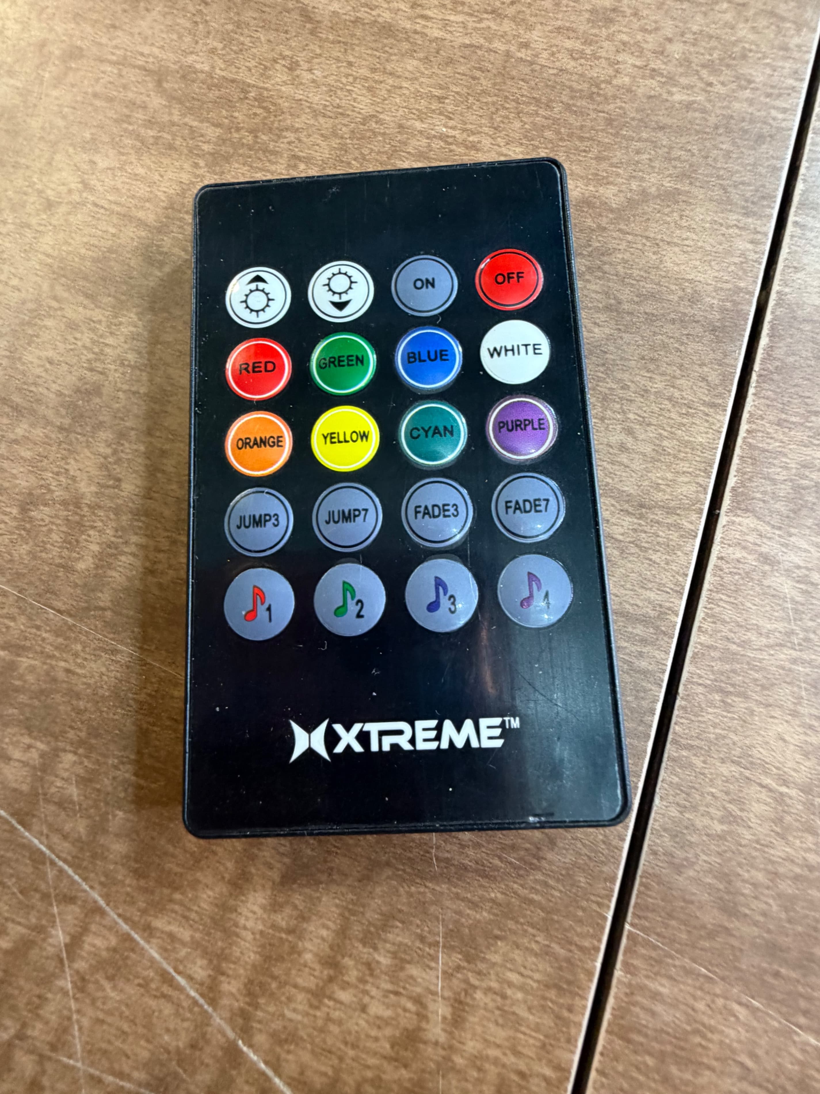 Xtreme RGB LED Remote Control IR Music Sync Jump Fade Color Changing Strip Light - Image 1