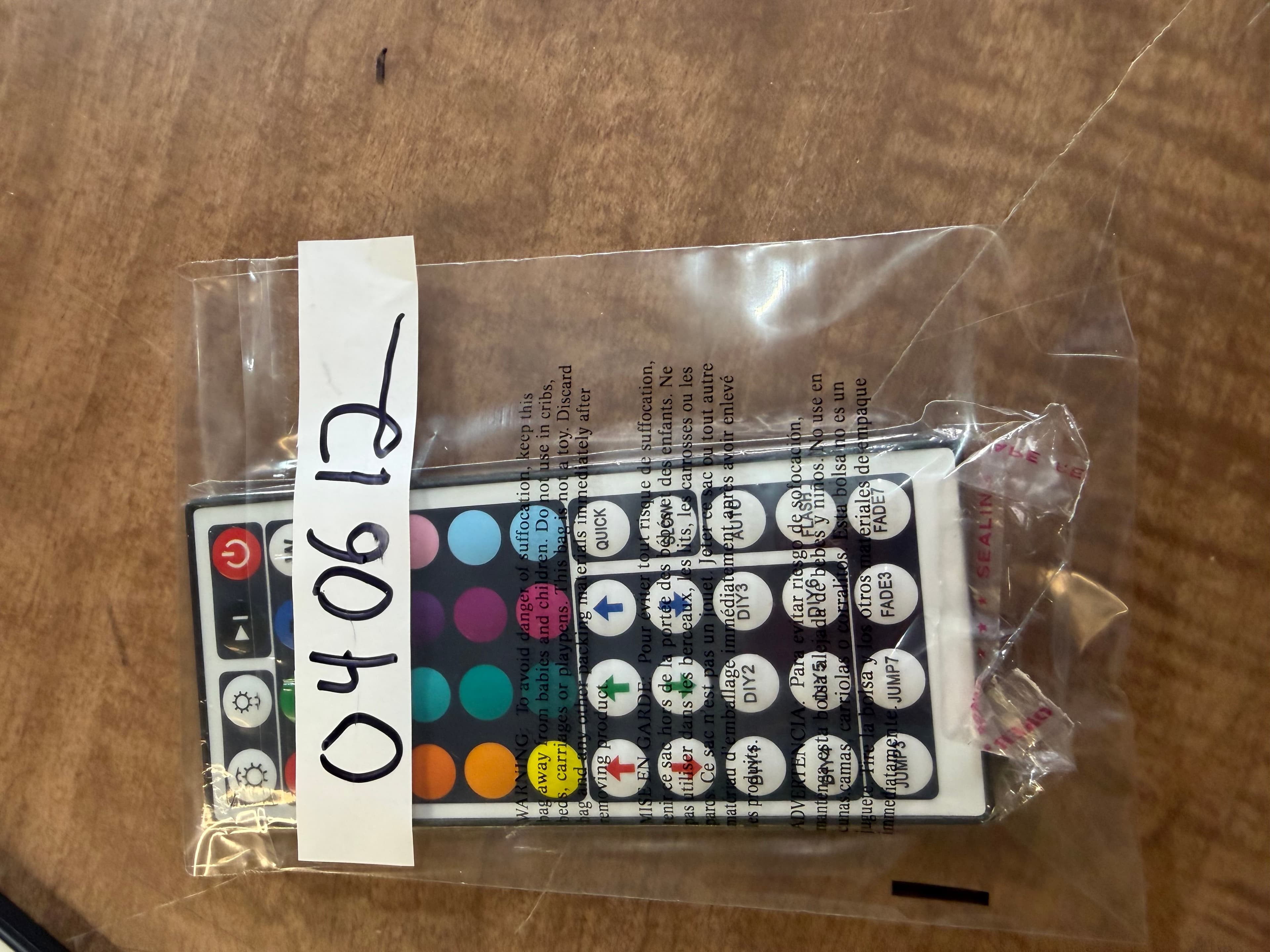 LED Remote Control with Color Options and Effects - Thumbnail 3