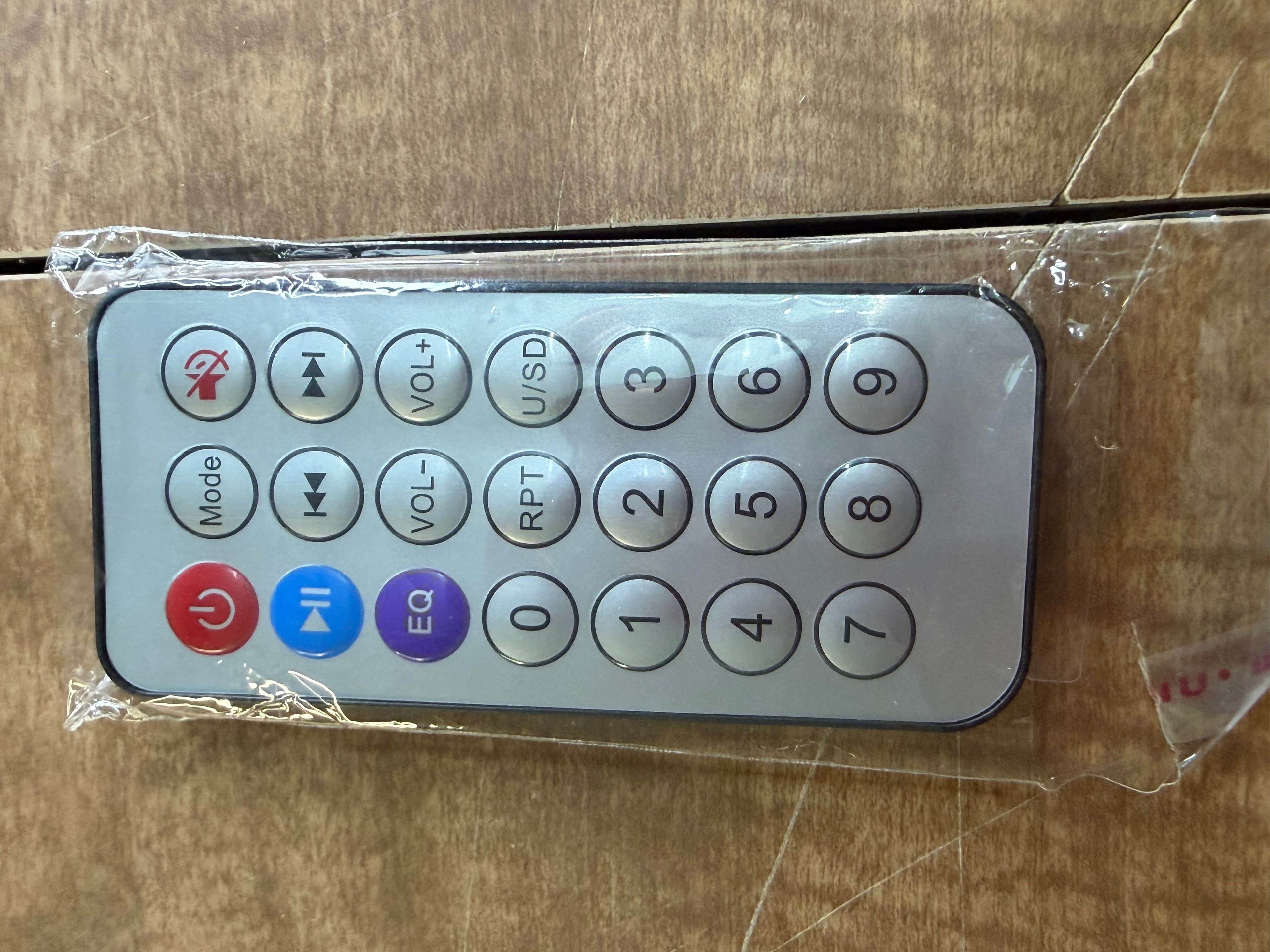 Tzumi MegaBass LED Jobsite Speaker Remote Control Model 7485 7485HD OEM NEW - Image 1