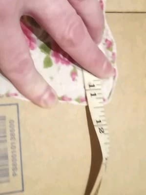 Vint Pink Rose Handkerchief Scalloped Edge 11.5” Cottagecore Floral, EXCELLENT! - Thumbnail 7