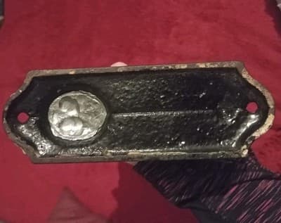 Antique Cast Iron Embossing Seal Press The Golden Laundry Company Colorado 1929 - Thumbnail 3