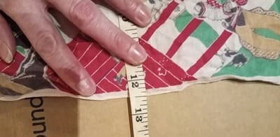 Vtg 1950s Kids Cowboy Rodeo Handkerchief Novelty Print Western 12" x 12.5" - Thumbnail 9