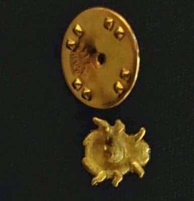 Vintage Gold-Tone "Secret Garden" Pin Set – Turtle, Ladybug, & Mushroom - Thumbnail 6