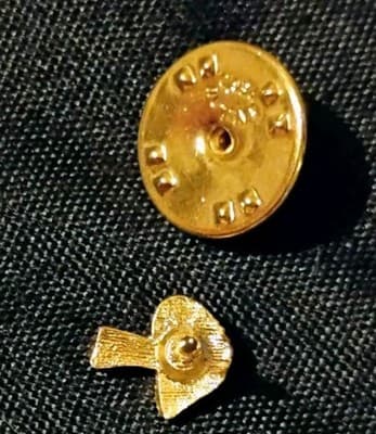 Vintage Gold-Tone "Secret Garden" Pin Set – Turtle, Ladybug, & Mushroom - Thumbnail 9