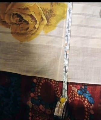 2 LG Vintage Yellow Rose Print Handkerchiefs-Made in Spain - Thumbnail 3