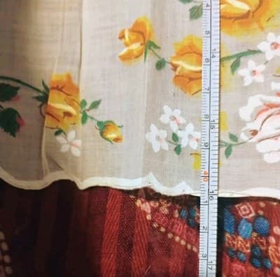 2 LG Vintage Yellow Rose Print Handkerchiefs-Made in Spain - Thumbnail 6