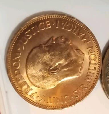 Mixed World Coin Lot (7 Coins) - UK 1921 Half Penny, Taiwan, Sierra Leone, Euro - Thumbnail 6