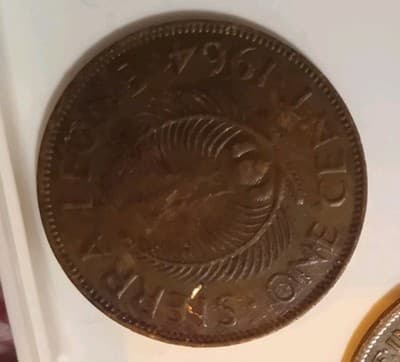 Mixed World Coin Lot (7 Coins) - UK 1921 Half Penny, Taiwan, Sierra Leone, Euro - Thumbnail 7