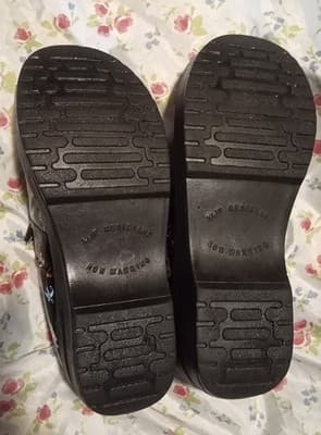 Easy Works by Easy Street Sugar Skull Clogs Women's 7 Slip Resistant Non-Marking - Thumbnail 4