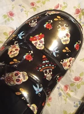 Easy Works by Easy Street Sugar Skull Clogs Women's 7 Slip Resistant Non-Marking - Thumbnail 7