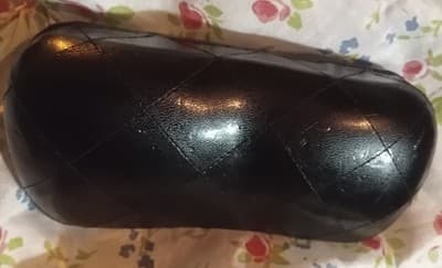 Authentic Vintage CHANEL Quilted Leather Sunglasses Case - Black Matelassé - Thumbnail 2