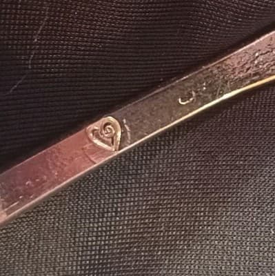 Authentic Brighton Silver Plated "Hitch" Hook Bangle Bracelet Stackable. - Thumbnail 8