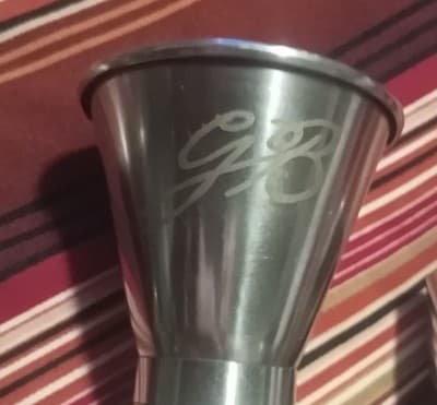 Professional 3-Piece Stainless Steel Jigger Set 1/2oz – 2oz – Godinger GB Etched - Thumbnail 2