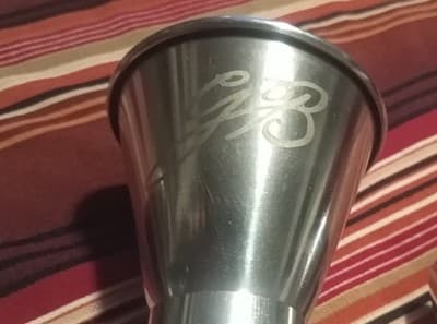 Professional 3-Piece Stainless Steel Jigger Set 1/2oz – 2oz – Godinger GB Etched - Thumbnail 3