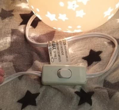 Pillowfort Starry Globe Nightlight - White Ceramic - Stars - Excellent Condition - Thumbnail 7