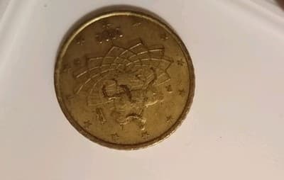 Mixed World Coin Lot (7 Coins) - UK 1921 Half Penny, Taiwan, Sierra Leone, Euro - Thumbnail 22