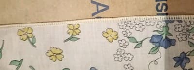 Vintage 1960s Floral Handkerchief 16.5" Large Cotton Pocket Square Ladybugs - Thumbnail 5