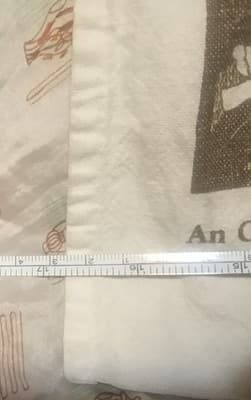 Pristine Vtg Ettrick Valley Abbotsford Tea Towel – Rare Double Selvedge Edges – - Thumbnail 4