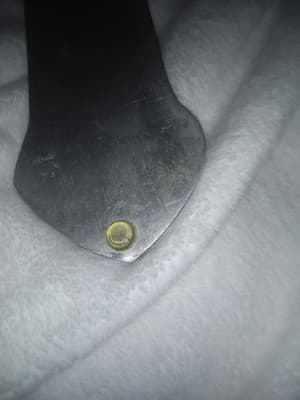 Large 17.5" Vintage Mexican Pewter Wall Cross - Hand-Painted Folk Art - Thumbnail 7