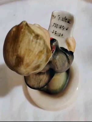 Vintage Napco "The Singer" SH1A Figurine - Hummel Style Boy Singing, Japan 1950s - Thumbnail 2