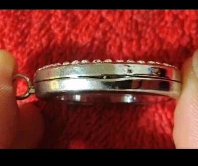 925 Silver 2mm Snake Chain 24" & Floating Memory Locket I ❤️Grandma + charms - Thumbnail 9