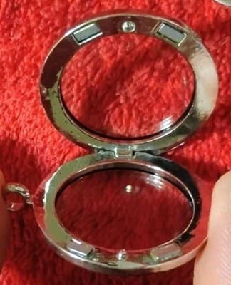 925 Silver 2mm Snake Chain 24" & Floating Memory Locket I ❤️Grandma + charms - Thumbnail 5