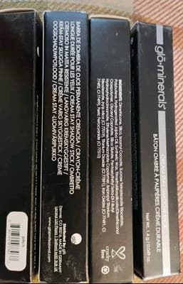 4X glo Minerals Cream Stay Shadow Sticks-Pitch-1. 4g/0.049oz ea. - Thumbnail 5