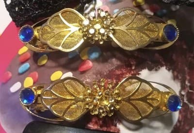 Handmade Celestial & Goth Hair Clip Set - 5pc Lot - Thumbnail 6