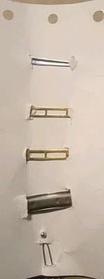 Handmade Celestial & Goth Hair Clip Set - 5pc Lot - Thumbnail 8