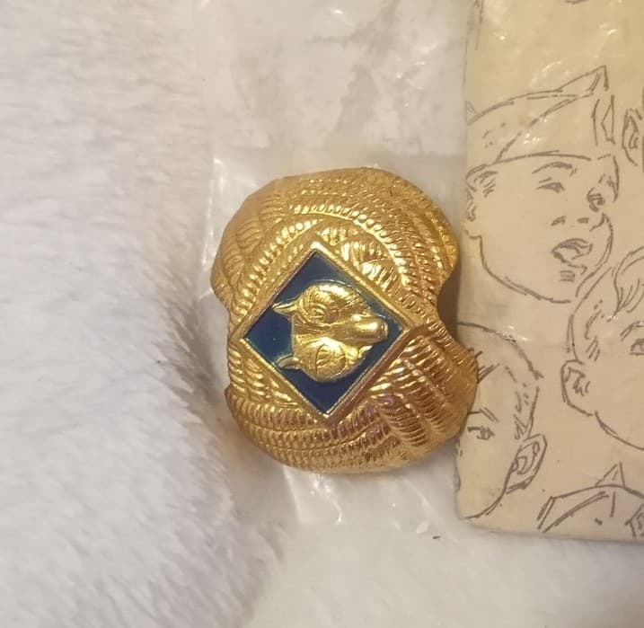 1950s Cub Scout Lot: 1956 BSA Songbook, Wolf Slide (Clasp Back) & Service Star - Thumbnail 5