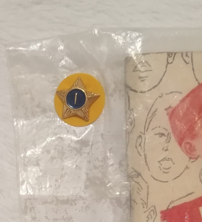 1950s Cub Scout Lot: 1956 BSA Songbook, Wolf Slide (Clasp Back) & Service Star - Thumbnail 3