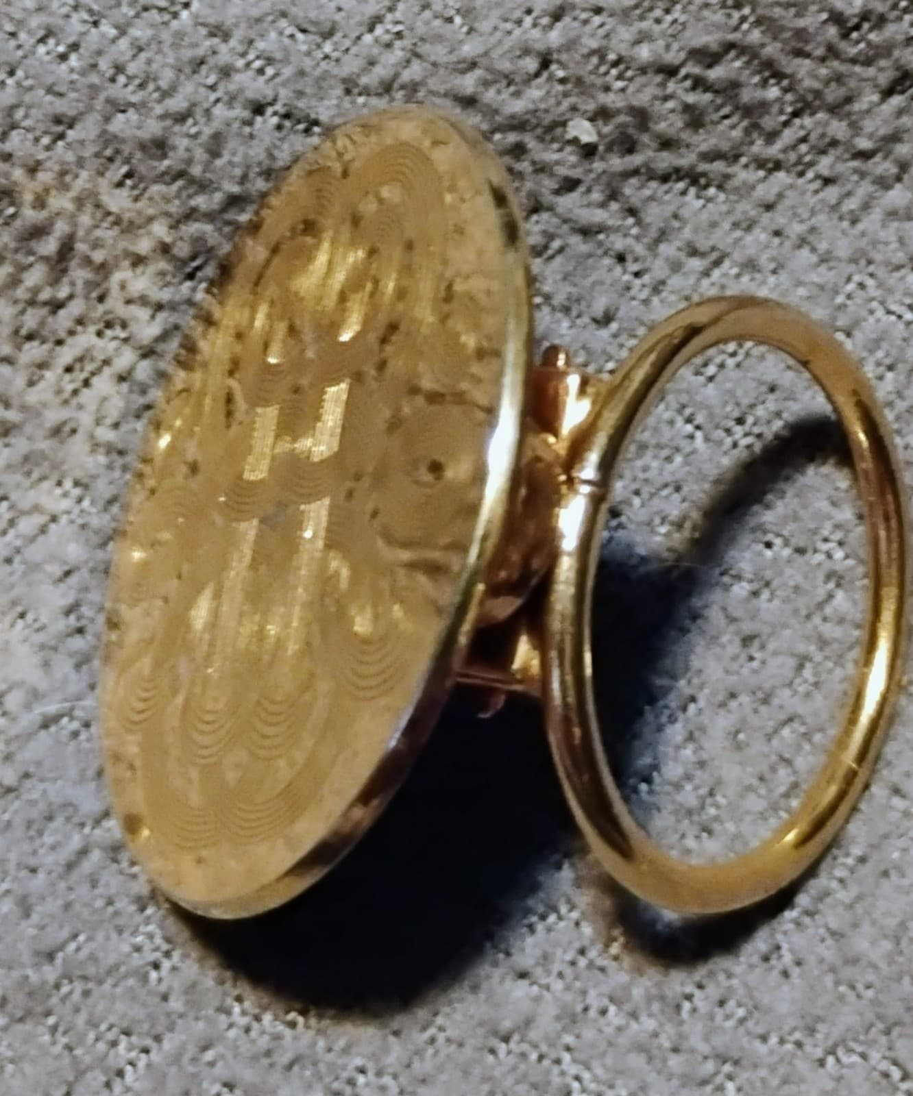 Vintage Gold-toned Scarf Clip - Thumbnail 3