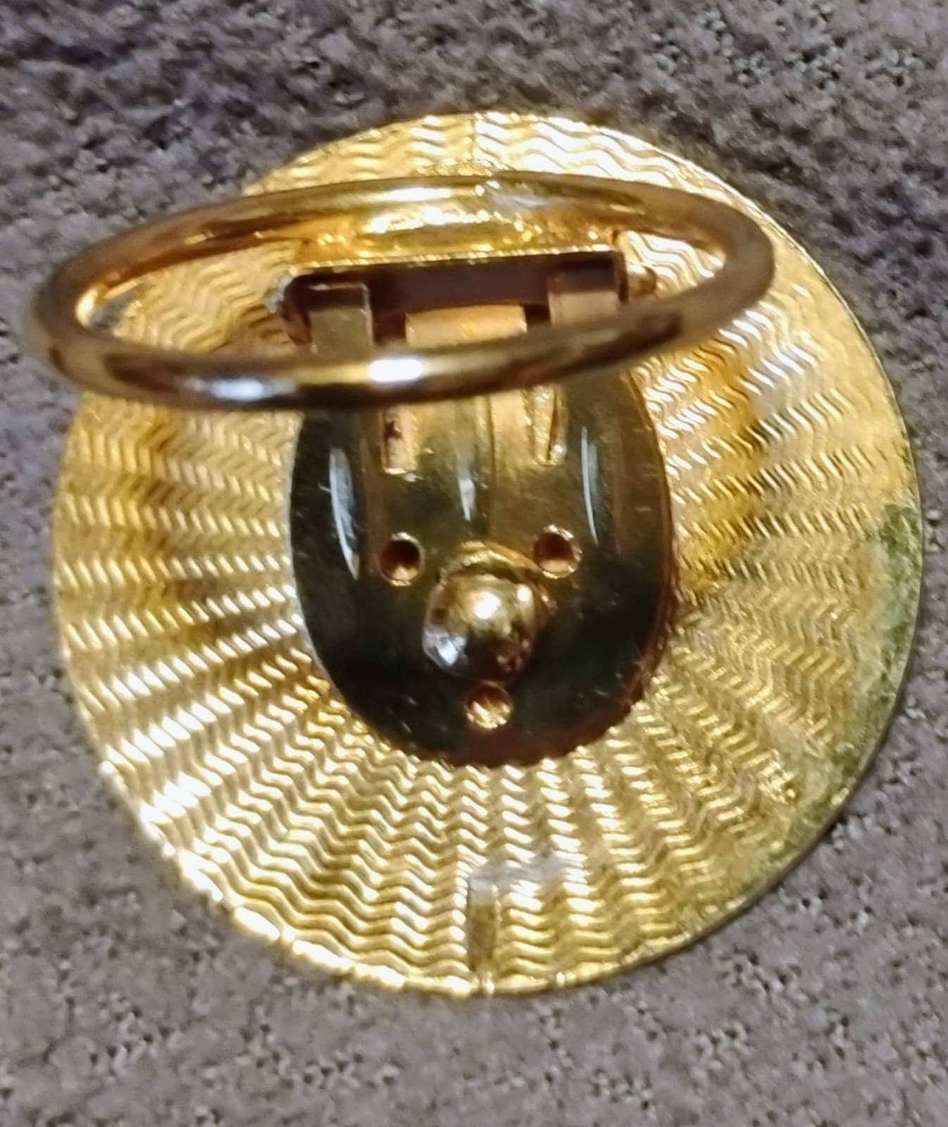 Vintage Gold-toned Scarf Clip - Thumbnail 2