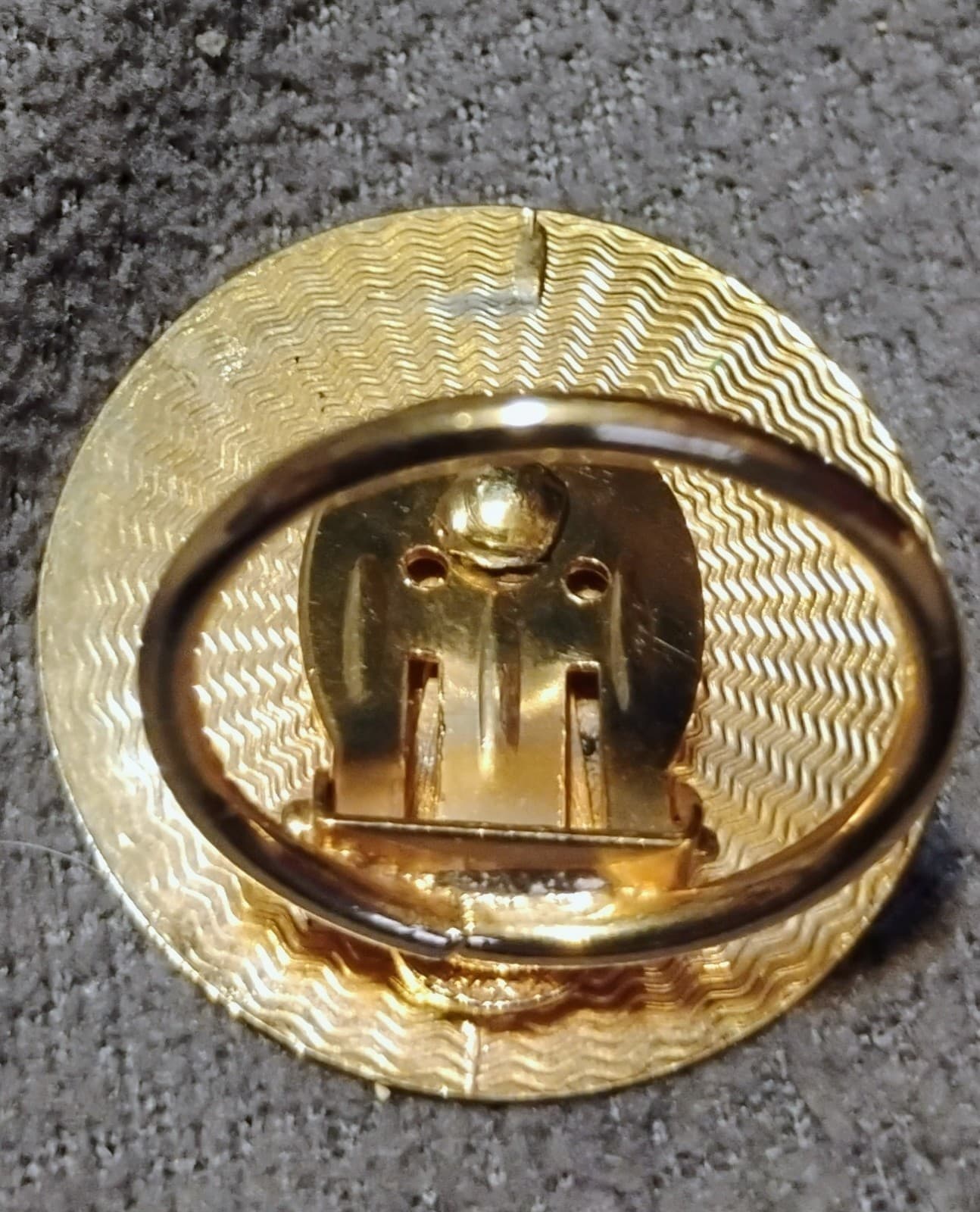 Vintage Gold-toned Scarf Clip - Thumbnail 4