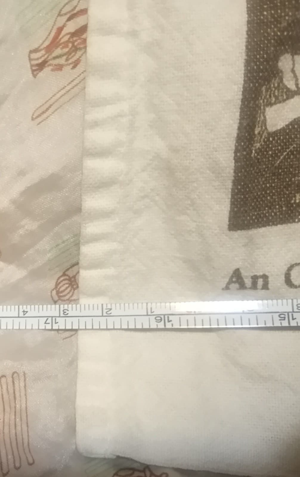 Pristine Vintage Ettrick Valley Abbotsford Tea Towel – Rare Double Selvedge Edge - Thumbnail 12