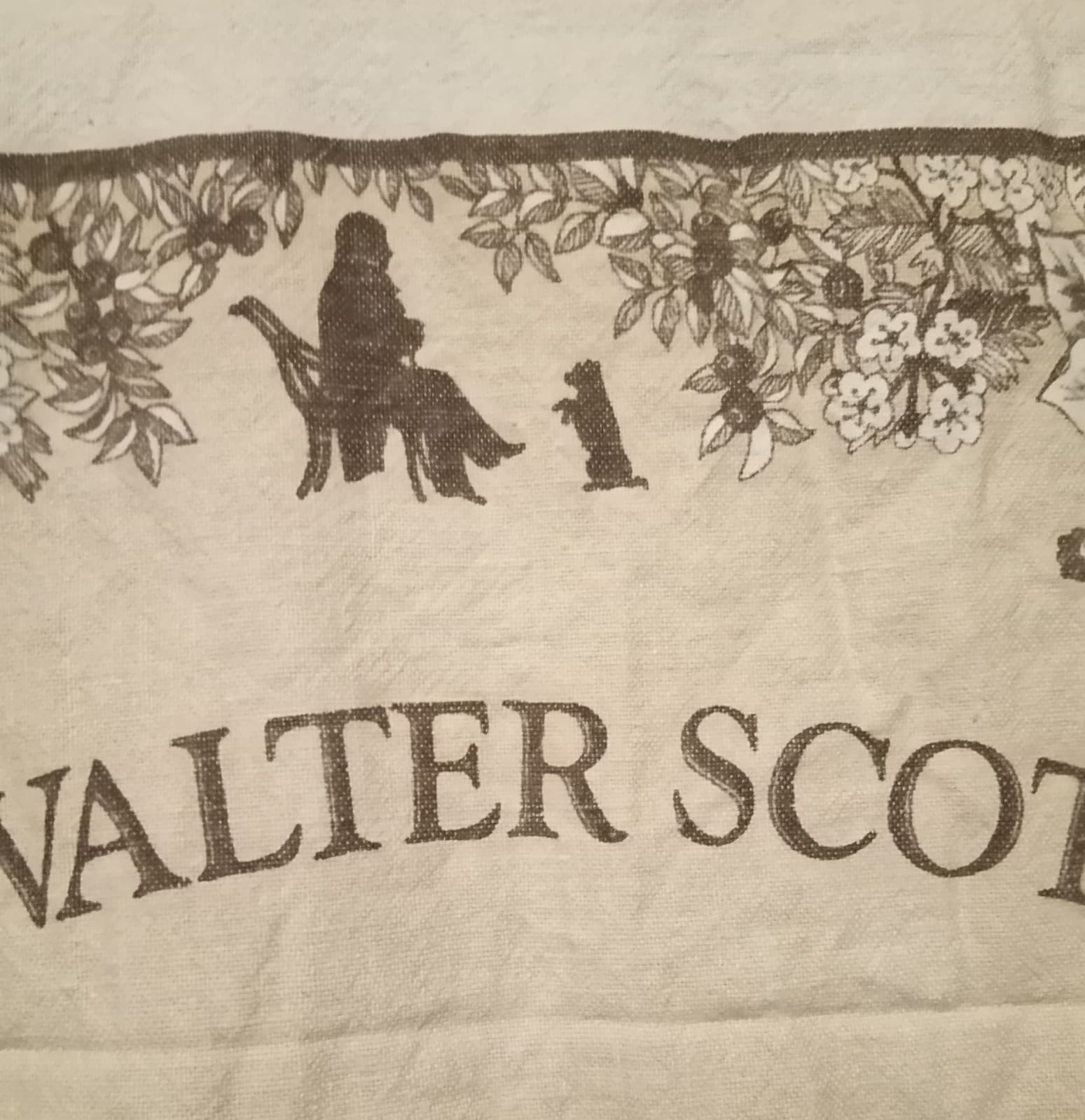 Pristine Vintage Ettrick Valley Abbotsford Tea Towel – Rare Double Selvedge Edge - Thumbnail 10