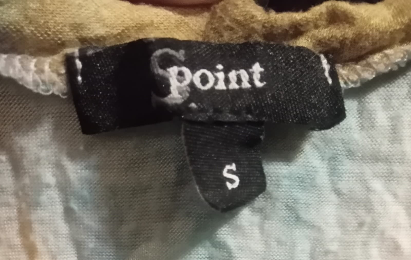 S Point Teal & Orange Tie Dye Cowl Neck Tank - Size S - EUC - Thumbnail 4