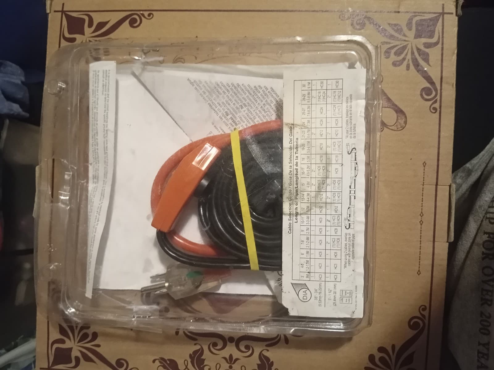 NOS Frost King 6ft Electric Water Pipe Heat Cable - Model HC06 (New In Package) - Thumbnail 7