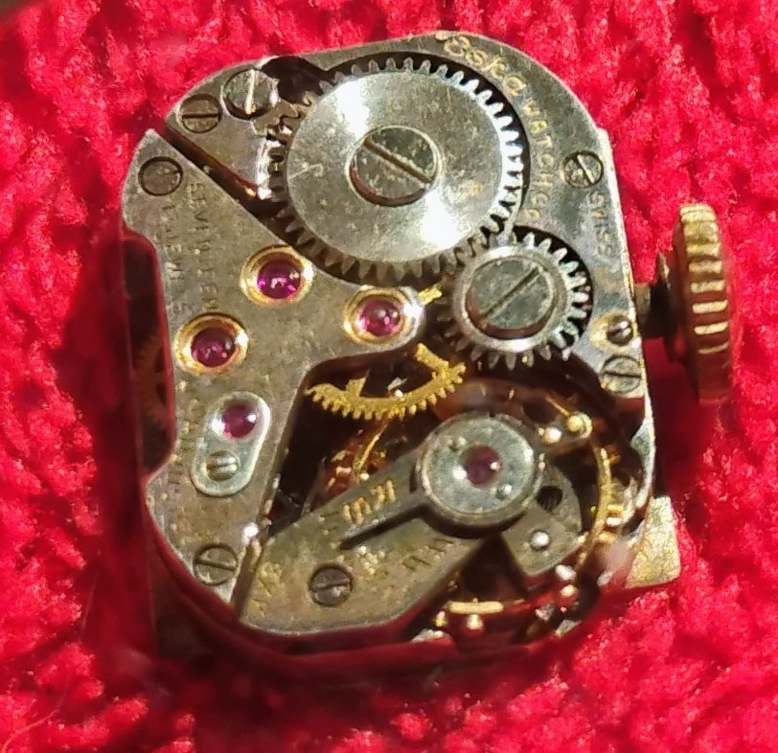 Vintage 20th Century Eska Ladies Watch Movement - Thumbnail 6