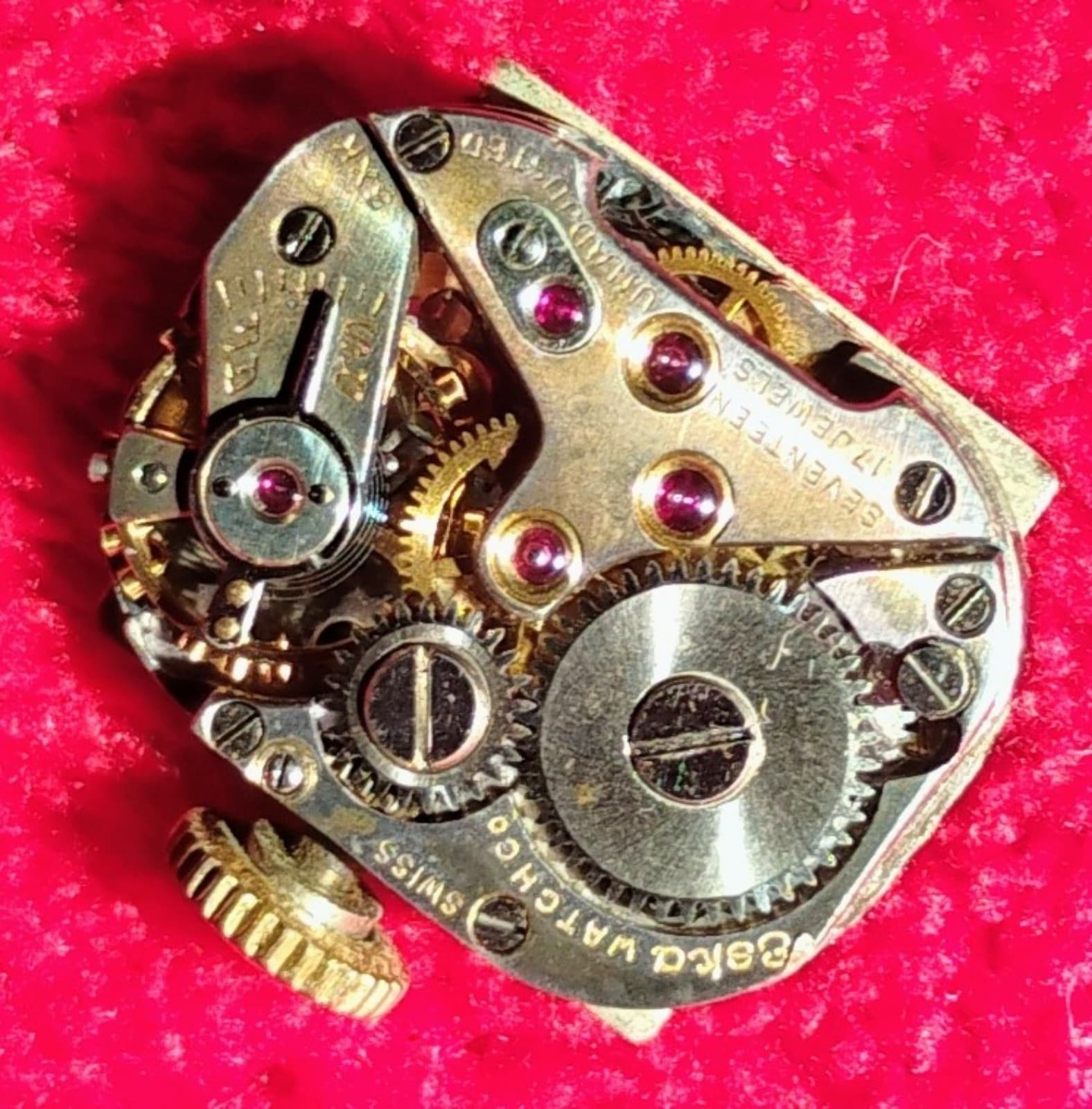 Vintage 20th Century Eska Ladies Watch Movement - Thumbnail 5