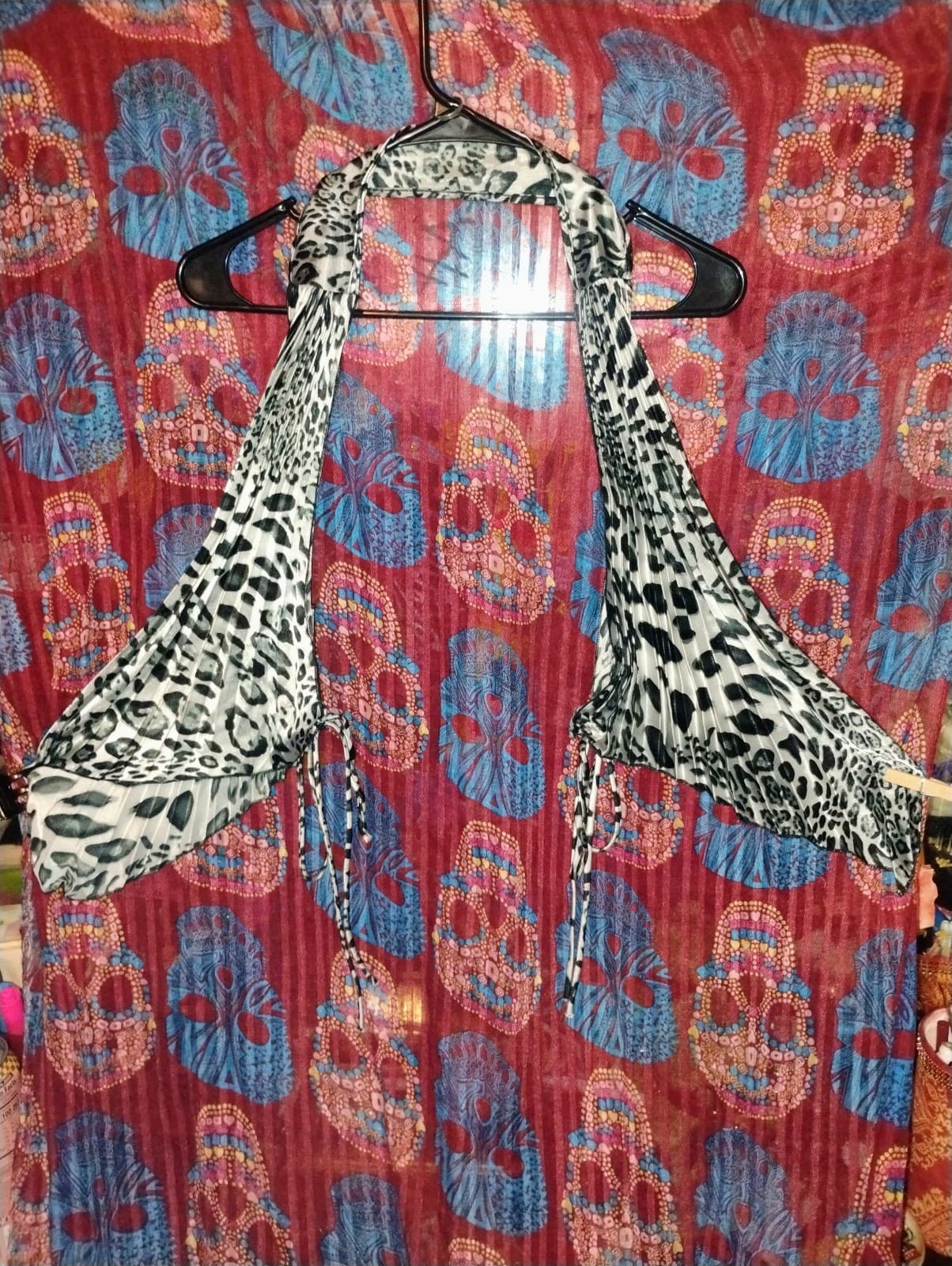 Unsigned Snow Leopard Print Sleeves - Image 1