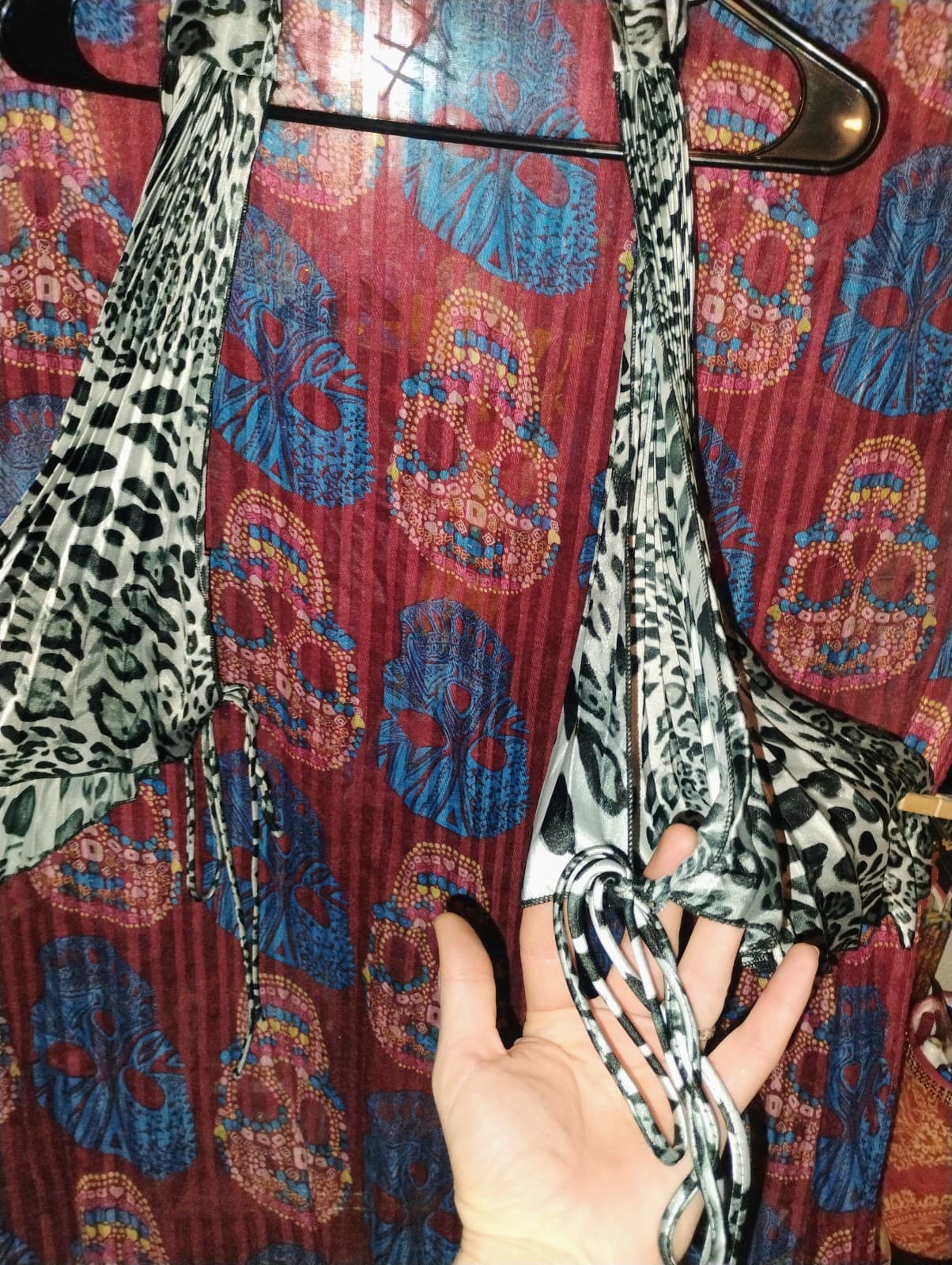 Unsigned Snow Leopard Print Sleeves - Thumbnail 3