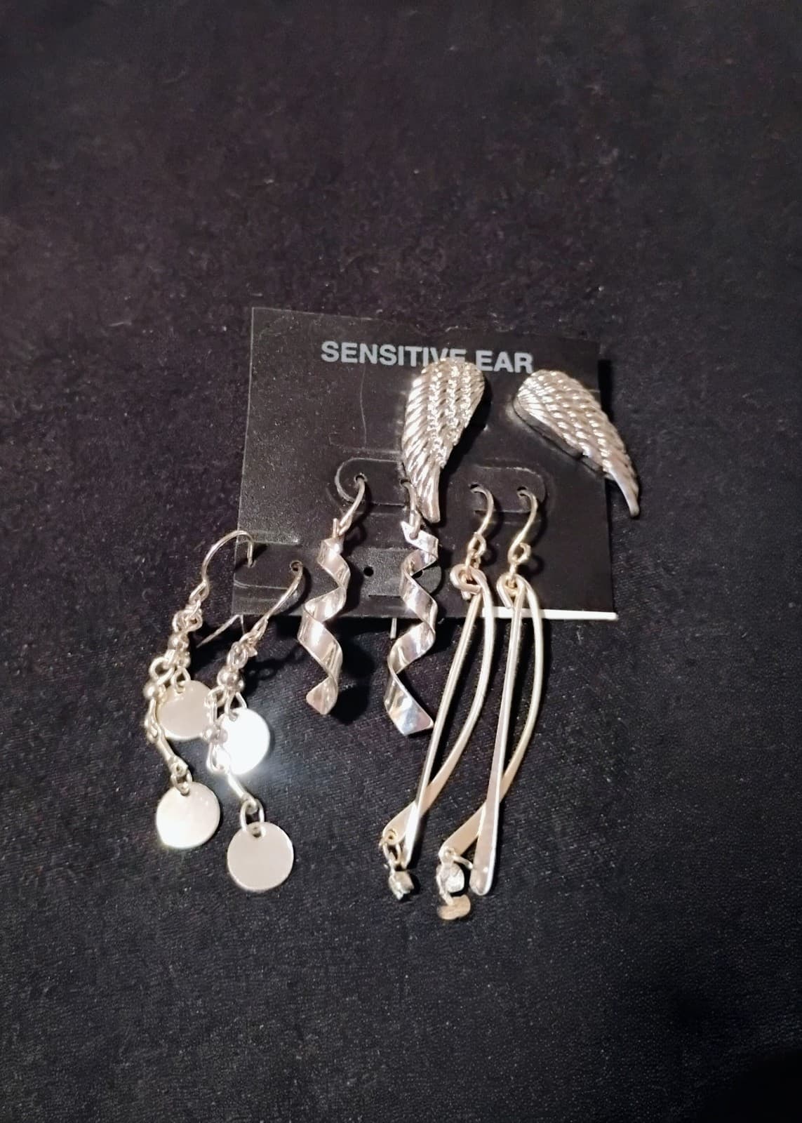 5 pairs of silver-toned Earrings - Thumbnail 2