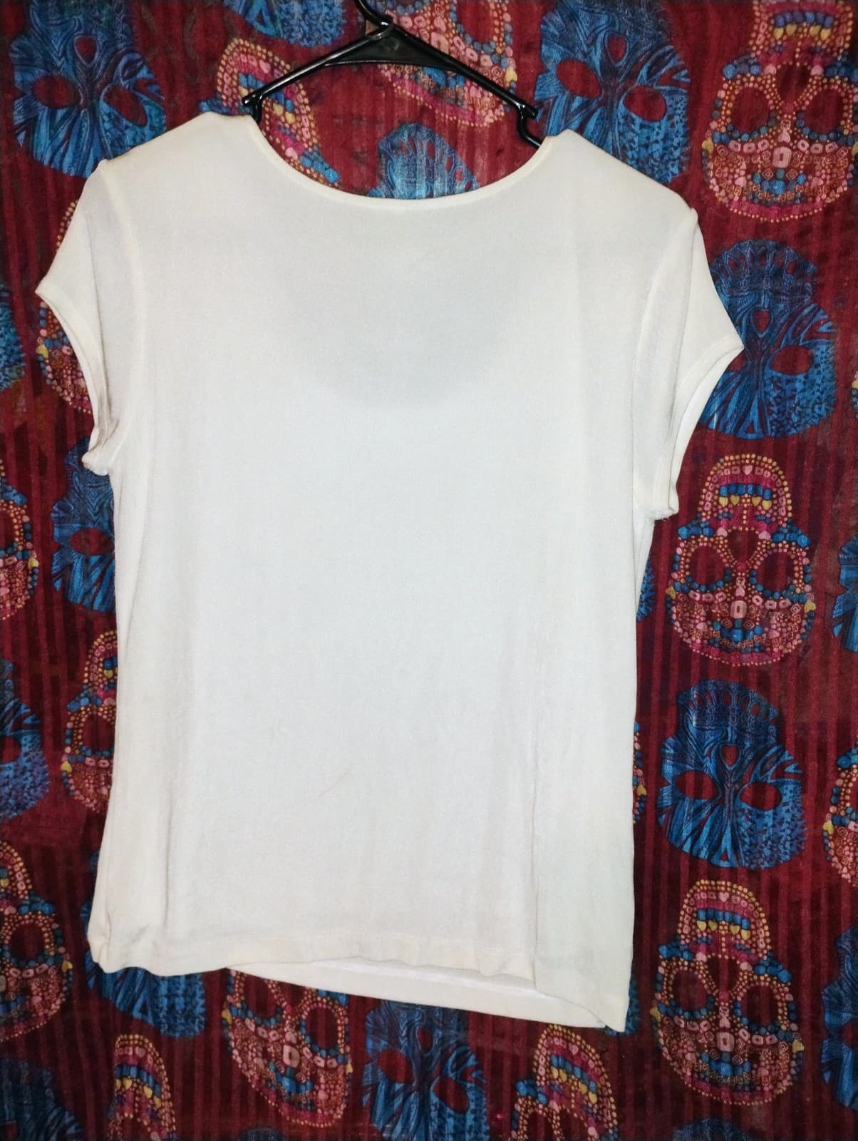 Chico's Cream Sequin Blouse - Thumbnail 2